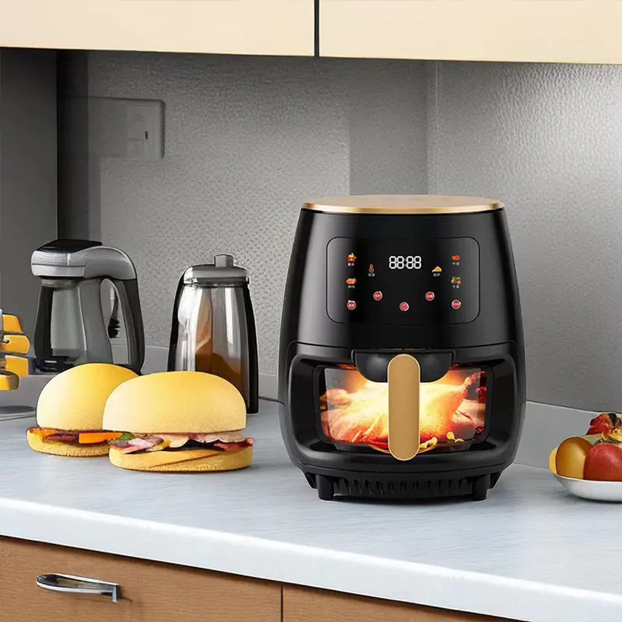 Air Fryer avec Parois en Verre