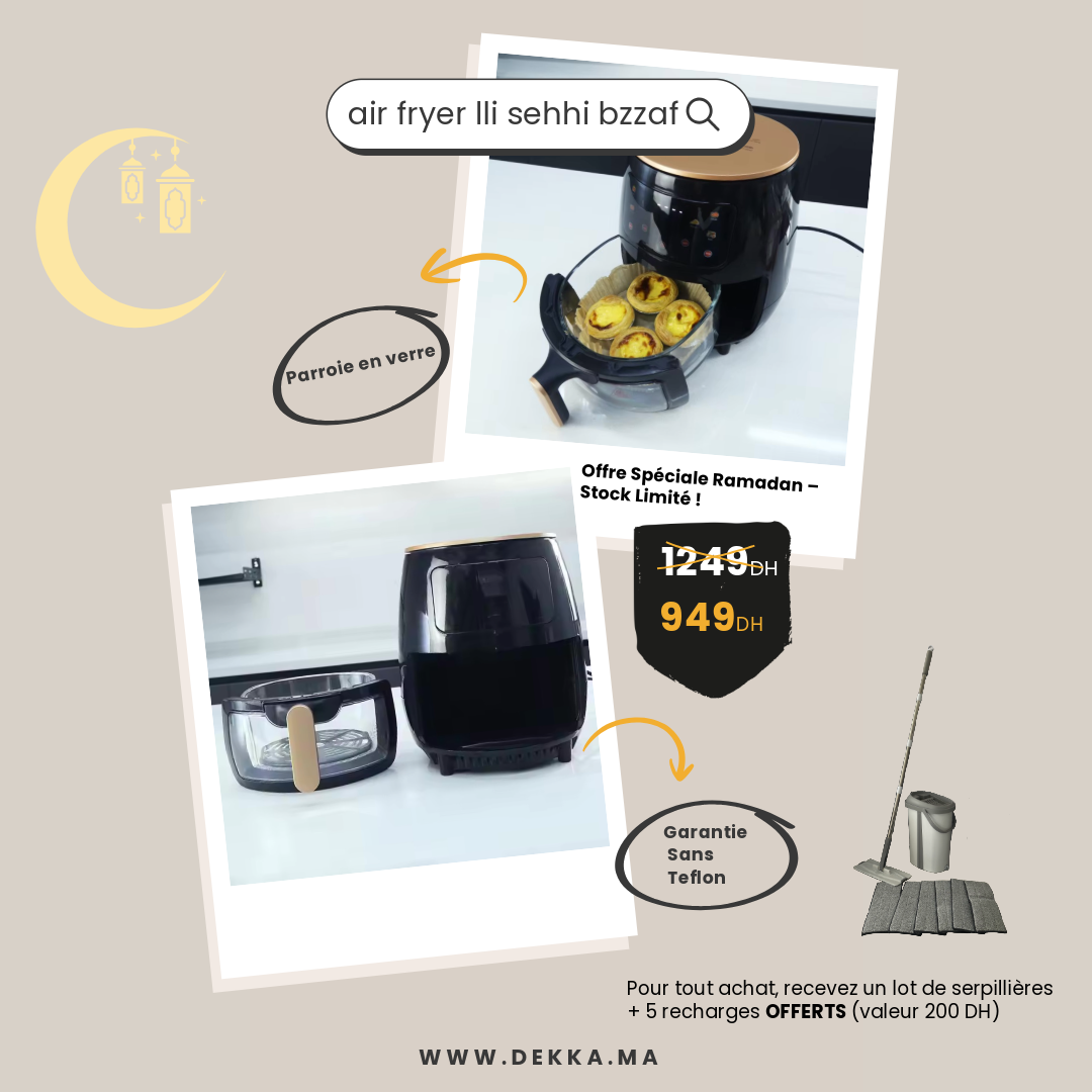 Pack Special Air Fryer avec Parois en Verre