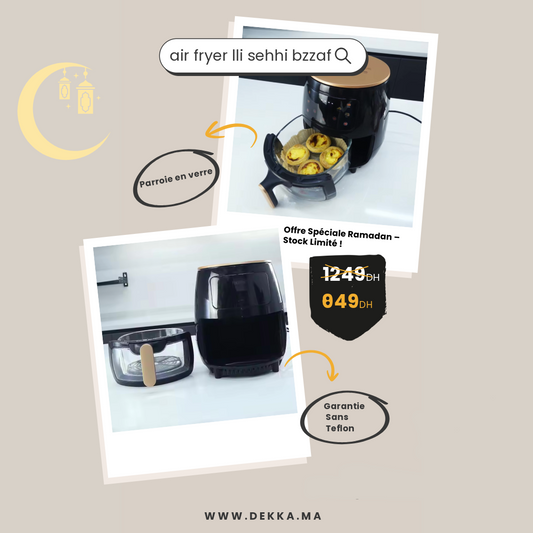 Air Fryer avec Parois en Verre